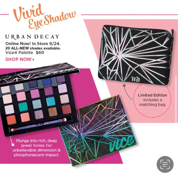 Urban Decay Other - New Urban Decay Vice 4 Eyeshadow Palette - Rare Sold Out Discontinued Vice4